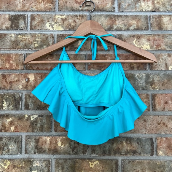 George Teal Bathing Suit Top - Picture 3 of 7